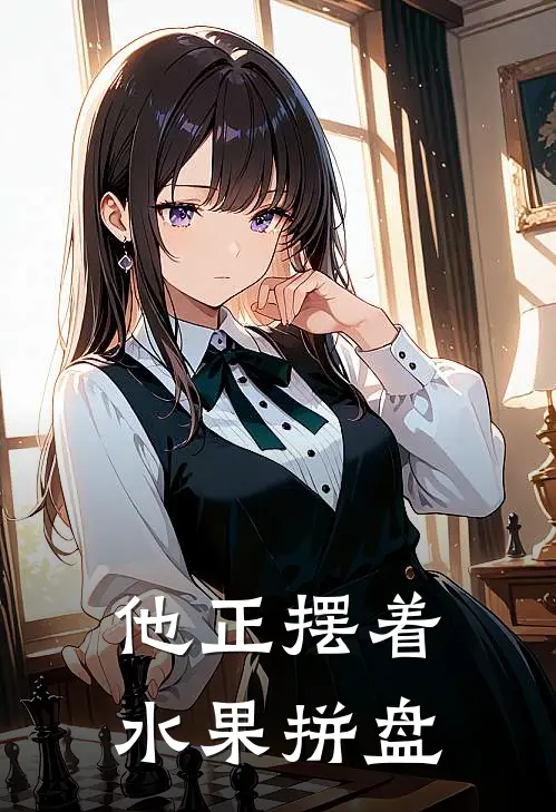 他正摆着水果拼盘