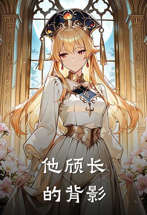 他颀长的背影