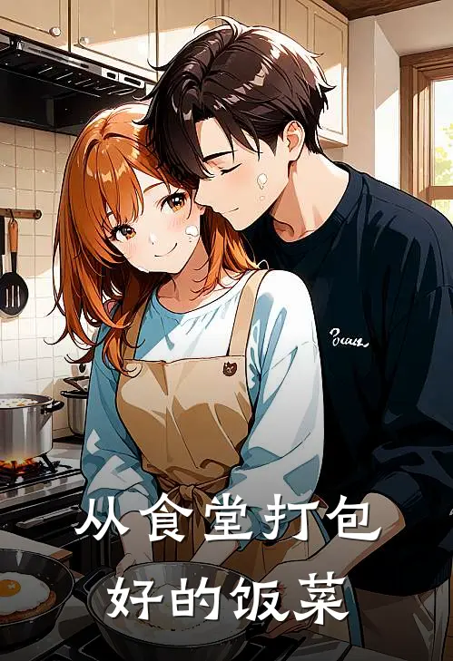 从食堂打包好的饭菜