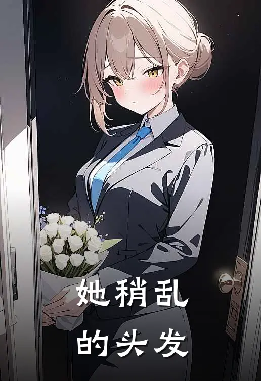 她稍乱的头发