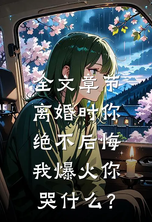 全文章节离婚时你绝不后悔，我爆火你哭什么？