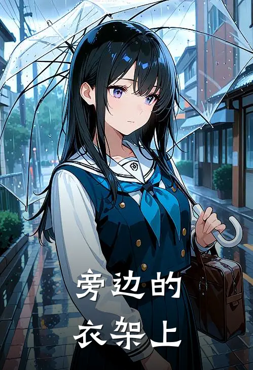 旁边的衣架上