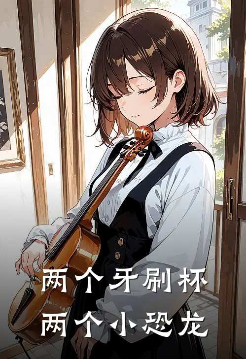 两个牙刷杯两个小恐龙