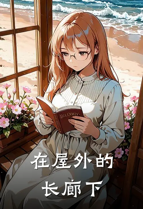 在屋外的长廊下
