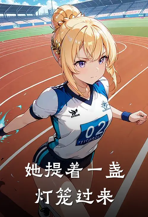 她提着一盏灯笼过来
