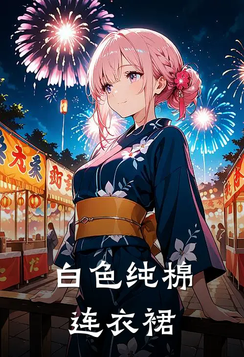 白色纯棉连衣裙
