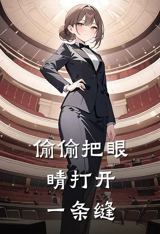 偷偷把眼睛打开一条缝