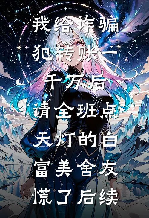 我给诈骗犯转账一千万后，请全班点天灯的白富美舍友慌了后续
