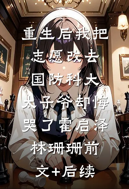 重生后我把志愿改去国防科大，太子爷却悔哭了霍启泽林珊珊前文+后续