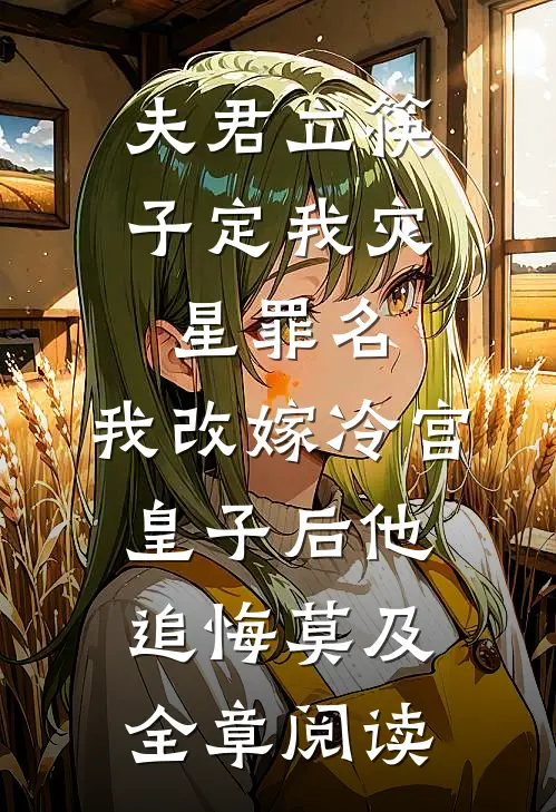 夫君立筷子定我灾星罪名，我改嫁冷宫皇子后他追悔莫及全章阅读