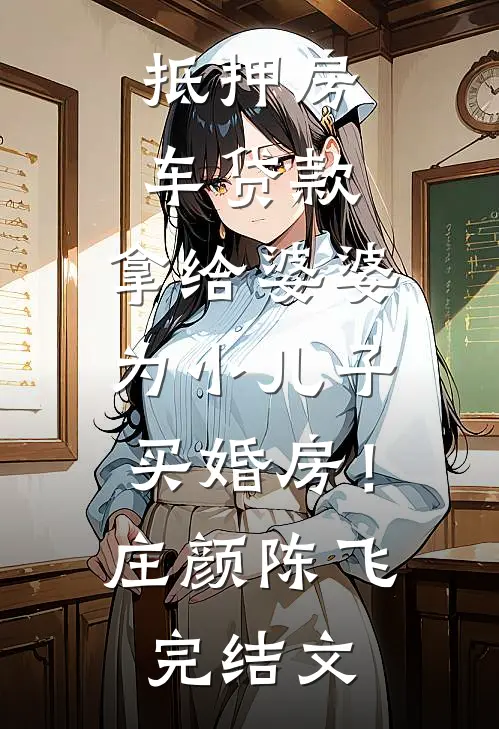抵押房车贷款，拿给婆婆为小儿子买婚房！庄颜陈飞完结文