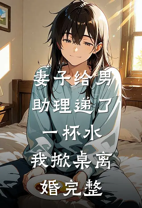 妻子给男助理递了一杯水，我掀桌离婚完整