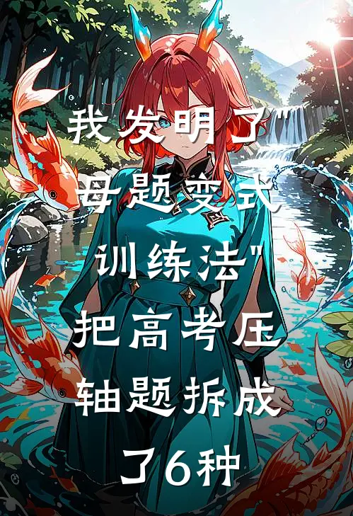 我发明了"母题变式训练法"，把高考压轴题拆成了6种