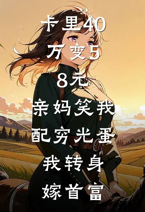 卡里40万变5.8元,亲妈笑我配穷光蛋,我转身嫁首富