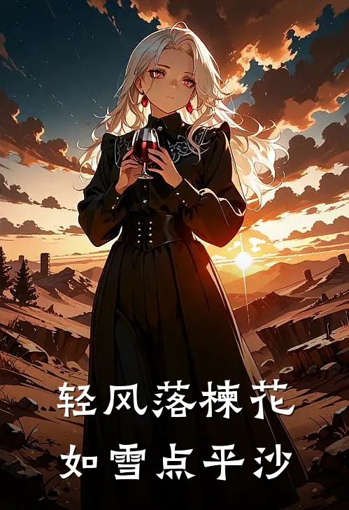 轻风落楝花，如雪点平沙