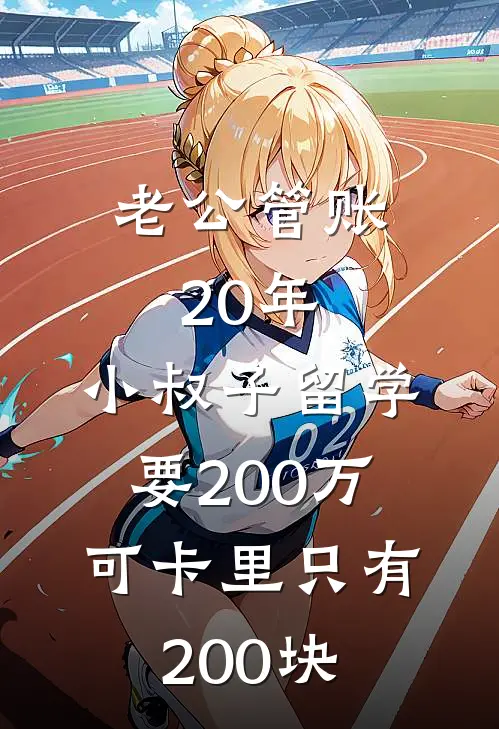 老公管账20年,小叔子留学要200万,可卡里只有200块