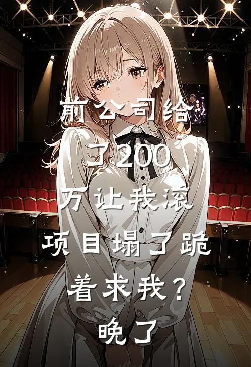 前公司给了200万让我滚,项目塌了跪着求我?晚了