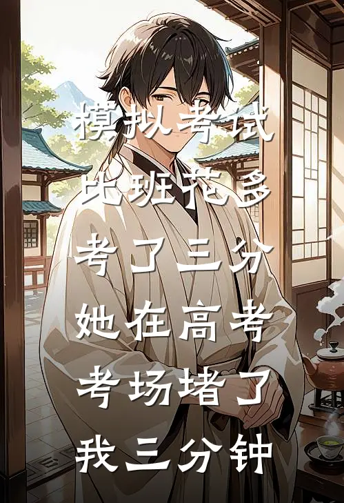 模拟考试比班花多考了三分，她在高考考场堵了我三分钟