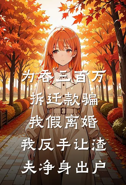 为吞三百万拆迁款骗我假离婚，我反手让渣夫净身出户