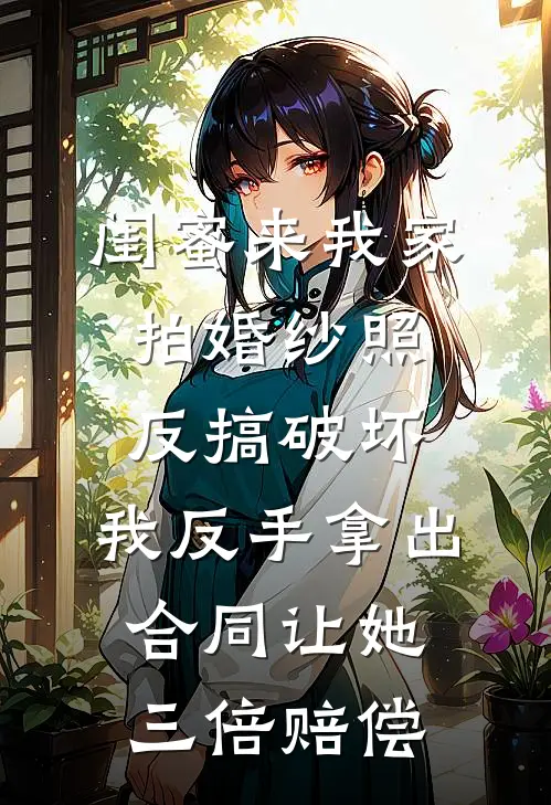 闺蜜来我家拍婚纱照反搞破坏,我反手拿出合同让她三倍赔偿