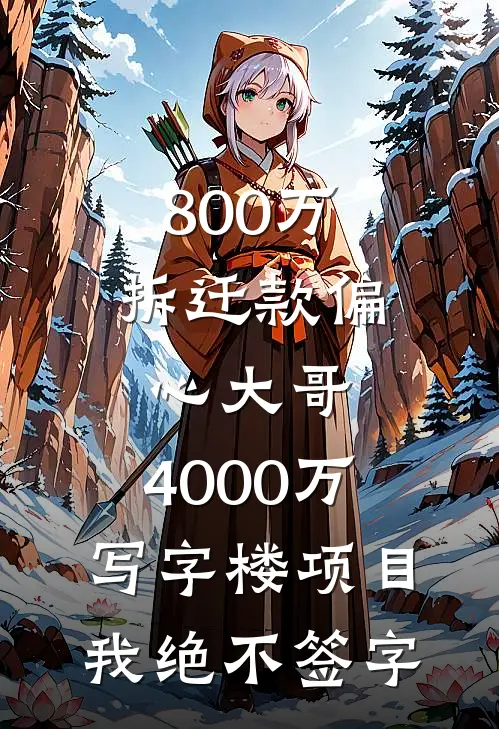 800万拆迁款偏心大哥,4000万写字楼项目,我绝不签字
