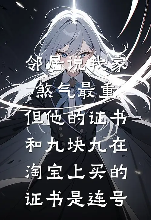 邻居说我家煞气最重,但他的证书和九块九在淘宝上买的证书是连号