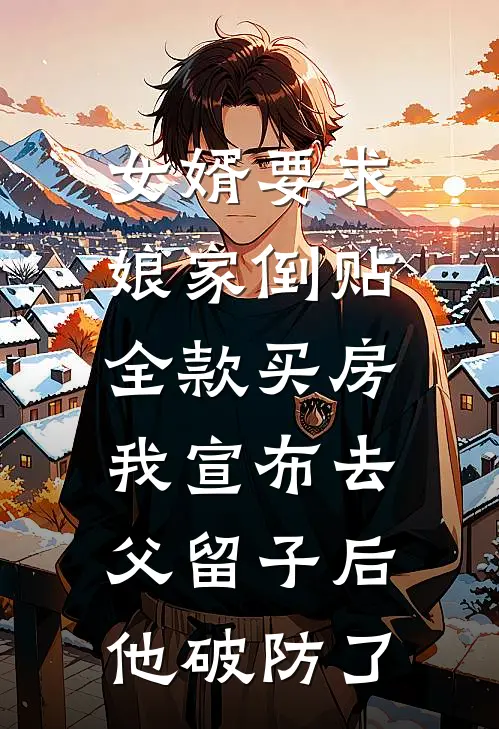 女婿要求娘家倒贴全款买房，我宣布去父留子后他破防了
