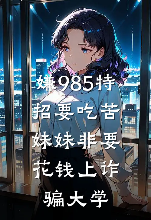 嫌985特招要吃苦，妹妹非要花钱上诈骗大学