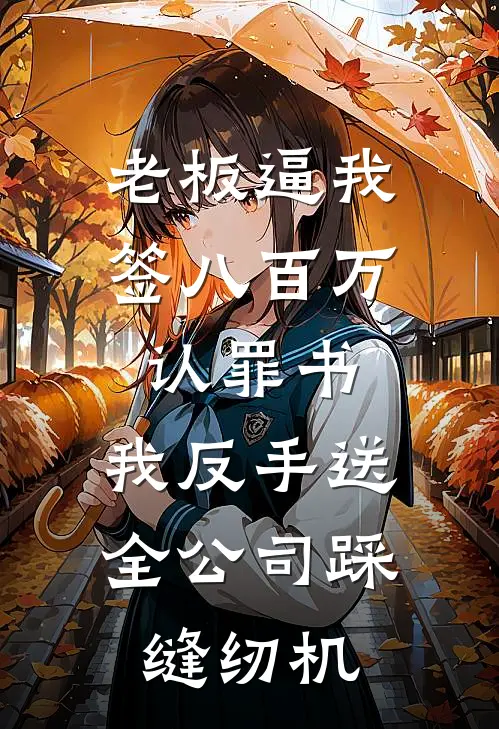 老板逼我签八百万认罪书,我反手送全公司踩缝纫机