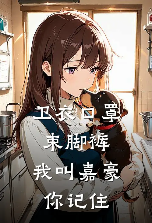 卫衣口罩束脚裤,我叫嘉豪你记住