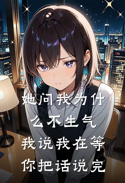 她问我为什么不生气，我说我在等你把话说完