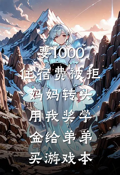 要1000住宿费被拒，妈妈转头用我奖学金给弟弟买游戏本