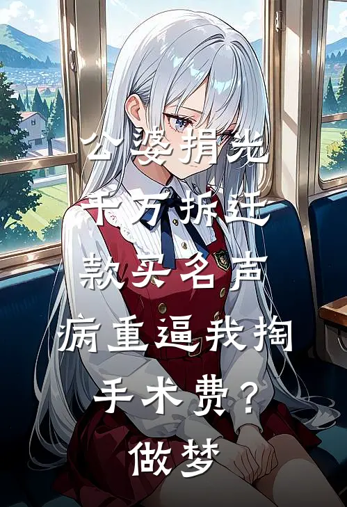 公婆捐光千万拆迁款买名声，病重逼我掏手术费？做梦