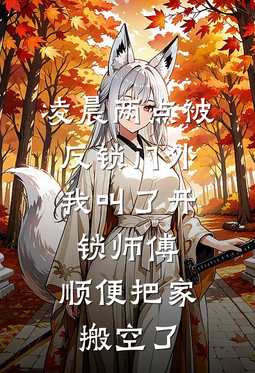 凌晨两点被反锁门外,我叫了开锁师傅,顺便把家搬空了