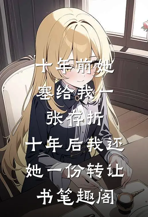 十年前她塞给我一张存折，十年后我还她一份转让书笔趣阁