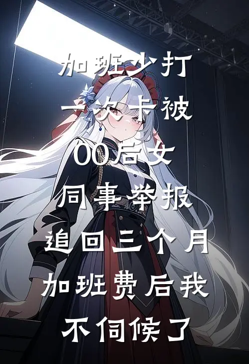 加班少打一次卡被00后女同事举报，追回三个月加班费后我不伺候了