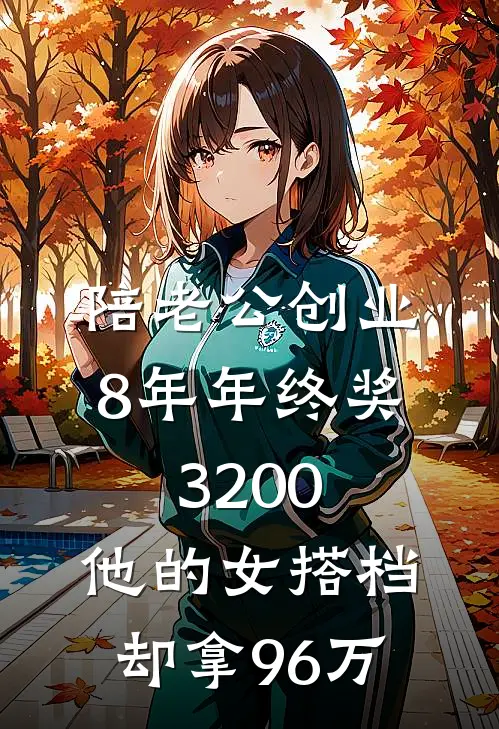 陪老公创业8年年终奖3200，他的女搭档却拿96万
