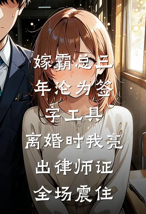 嫁霸总三年沦为签字工具，离婚时我亮出律师证全场震住