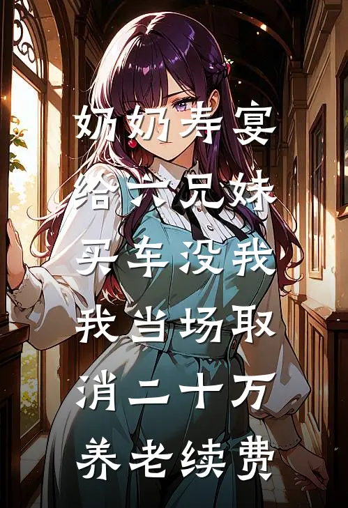 奶奶寿宴给六兄妹买车没我，我当场取消二十万养老续费