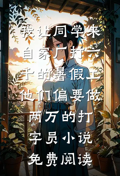 我让同学来自家厂打六千的暑假工，他们偏要做两万的打字员小说免费阅读