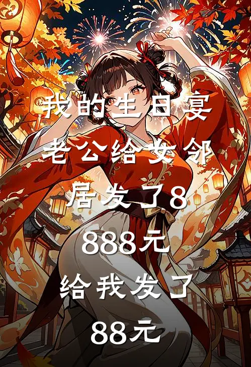 我的生日宴,老公给女邻居发了8888元,给我发了88元