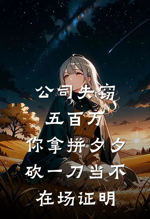 公司失窃五百万，你拿拼夕夕砍一刀当不在场证明