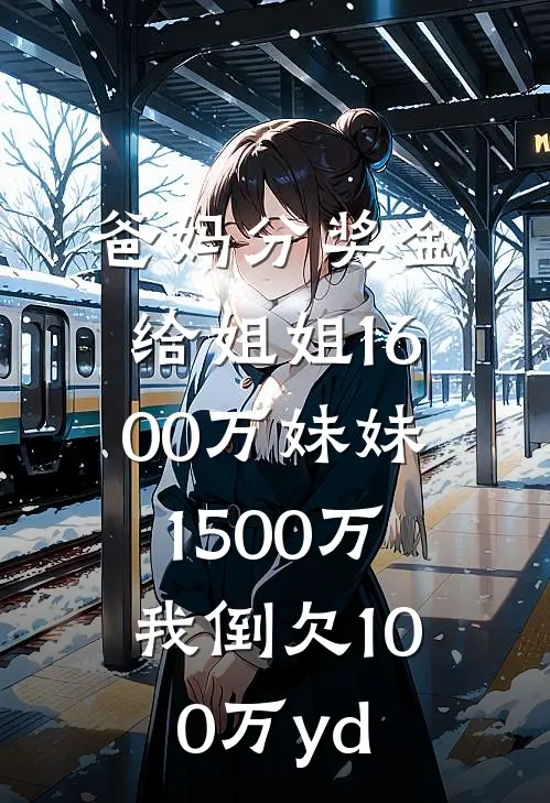 爸妈分奖金给姐姐1600万妹妹1500万，我倒欠100万yd