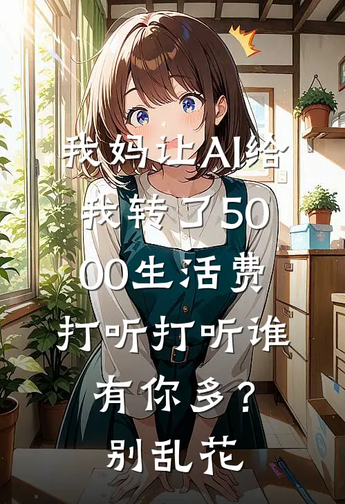 我妈让AI给我转了5000生活费：打听打听谁有你多？别乱花