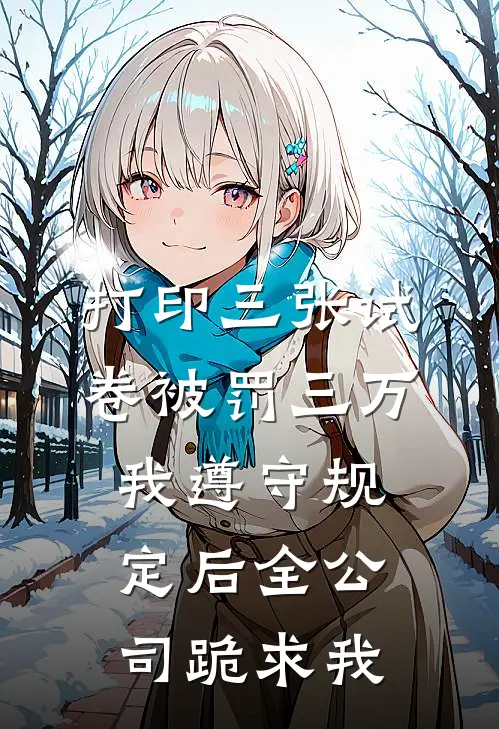 打印三张试卷被罚三万，我遵守规定后全公司跪求我