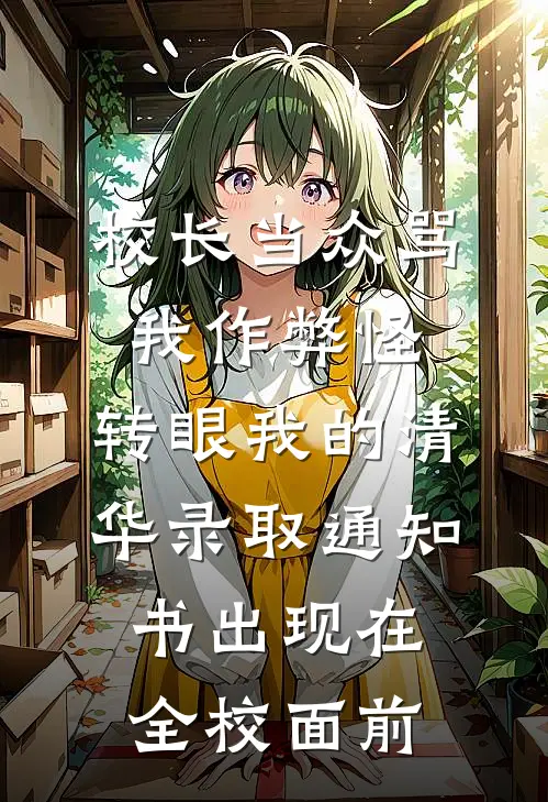 校长当众骂我作弊怪，转眼我的清华录取通知书出现在全校面前