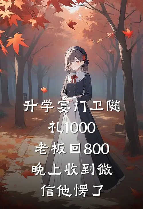 升学宴门卫随礼1000，老板回800，晚上收到微信他愣了