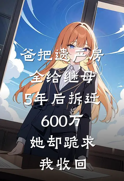 爸把遗产房全给继母，5年后拆迁600万，她却跪求我收回