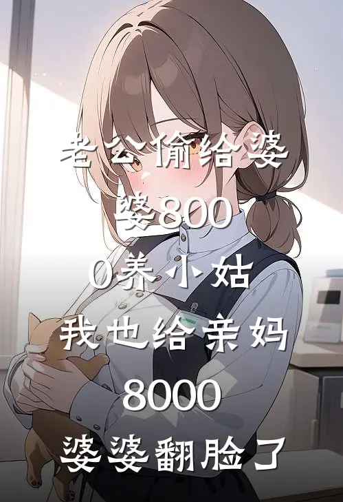 老公偷给婆婆8000养小姑,我也给亲妈8000,婆婆翻脸了