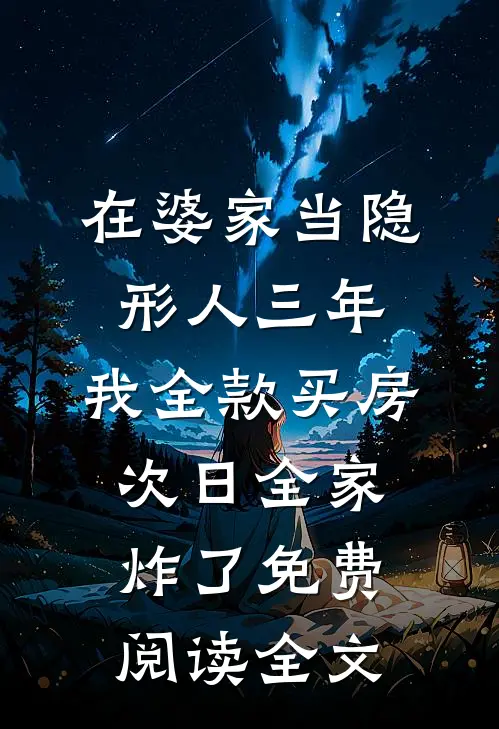 在婆家当隐形人三年，我全款买房，次日全家炸了免费阅读全文